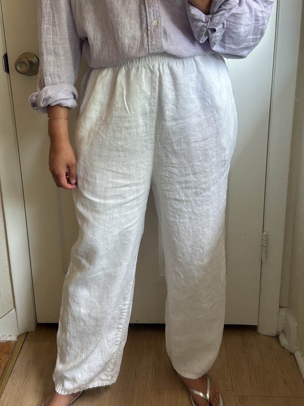 FLAX linen easy pants